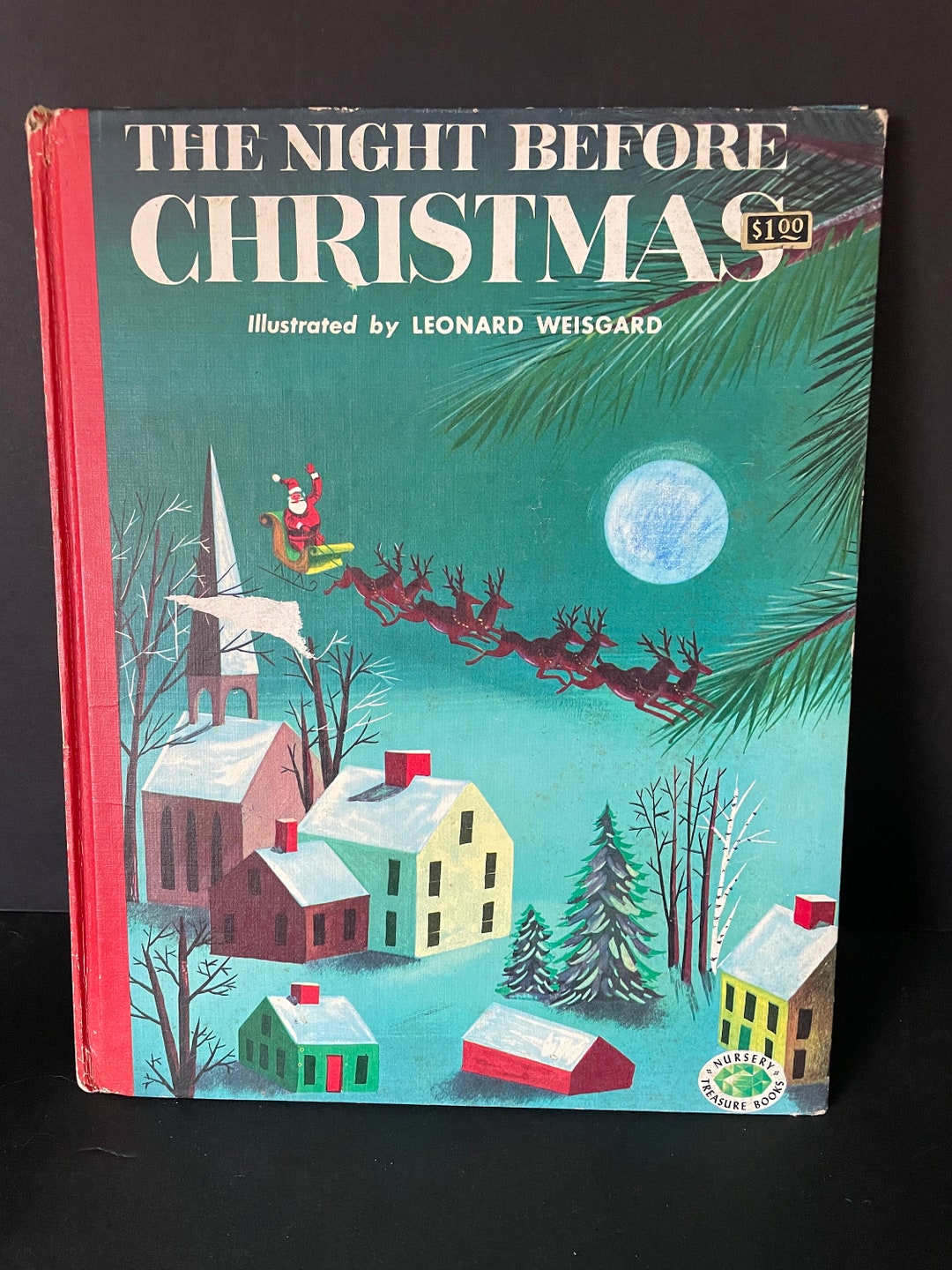 The Night Before Christmas by Clement C Moore 1968 - Etsy