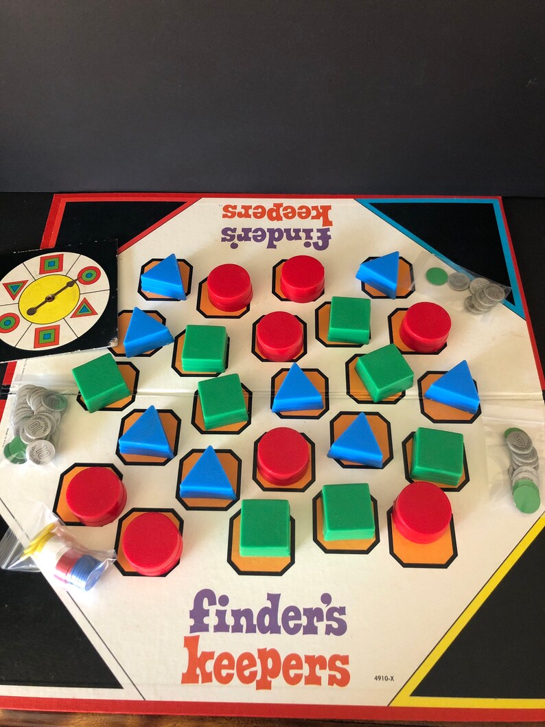 Finders Keepers Game Milton Bradley 1969 Etsy