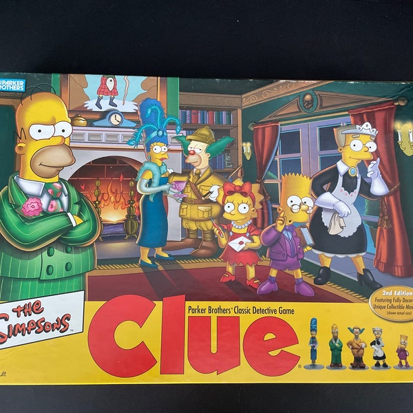 Parker Brothers The Simpsons Clue game, 2002