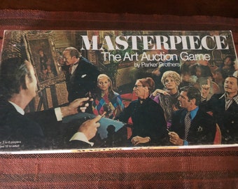 Read Description Masterpiece, The Art Auction Game by Parker Brothers, 1976