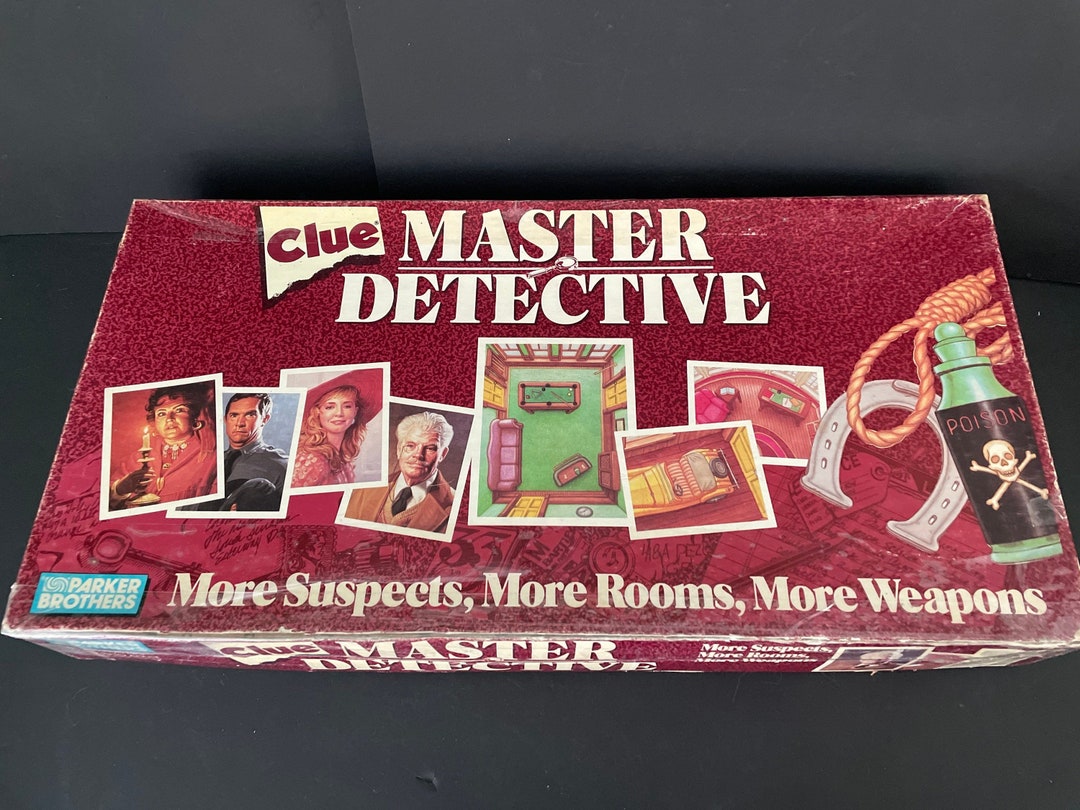 Parker Brothers Clue Master Detective Game 1988 Etsy
