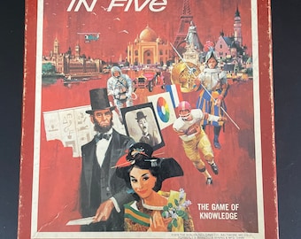 Facts in Five, Avalon Hill Game Co, 1976, complete