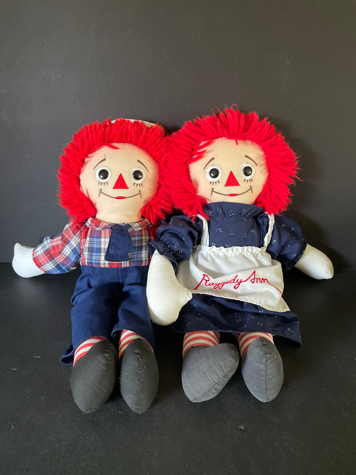 Vintage Raggedy Ann and Andy dolls Applause 8464 and 8465 | Etsy