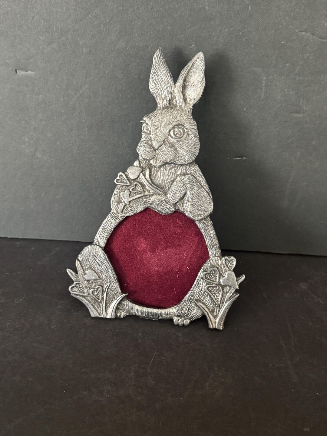 Sturdy Rabbit Sturdy Pewter Rabbit Frame No Maker or Date - Etsy