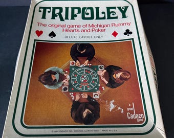 Vintage Tripoley,  1960s, Cadaco