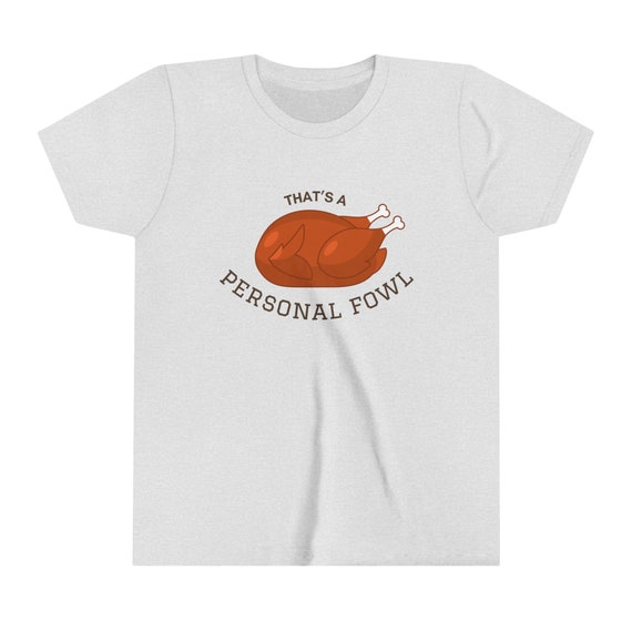 ユースキッズ感謝祭「それは個人的な鳥です」七面鳥半袖Tシャツ - Etsy 