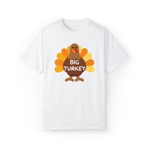 Adult Thanksgiving "Big Turkey" Short Sleeve Tee Shirt