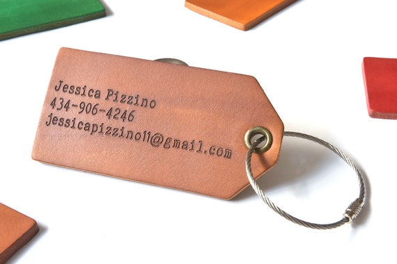 Luggage Tags Personalized Luggage Tag Wedding Favors Mens Gift