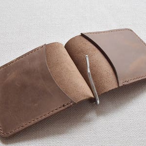 Fermasoldi, porta carte di credito, portafoglio sottile, portafoglio minimalista, regalo personalizzato, regalo groomsmen, custodia per carte di credito, regali per uomo LT542