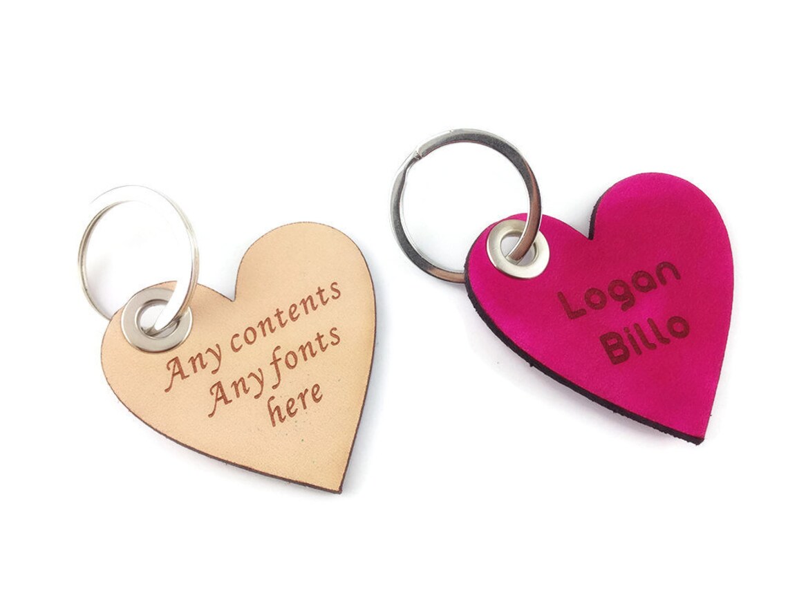 Personalized Leather Keychain for Women Key Chain Etsy