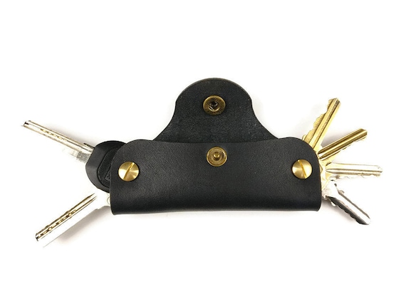 leather key holder, car key cover, key case, leather key purse, gift ideas for men, hand-stitched leather, LT560