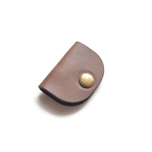 Earbud organizer, brown earphone holder, Personalized cable organizer gifts, Earbud holder, iPhone earbuds, LT-511
