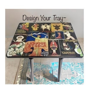 Folding TV tray table | portable tray table, Dinner tray, TV tray table, trays for eating, custom decoupage TV tray