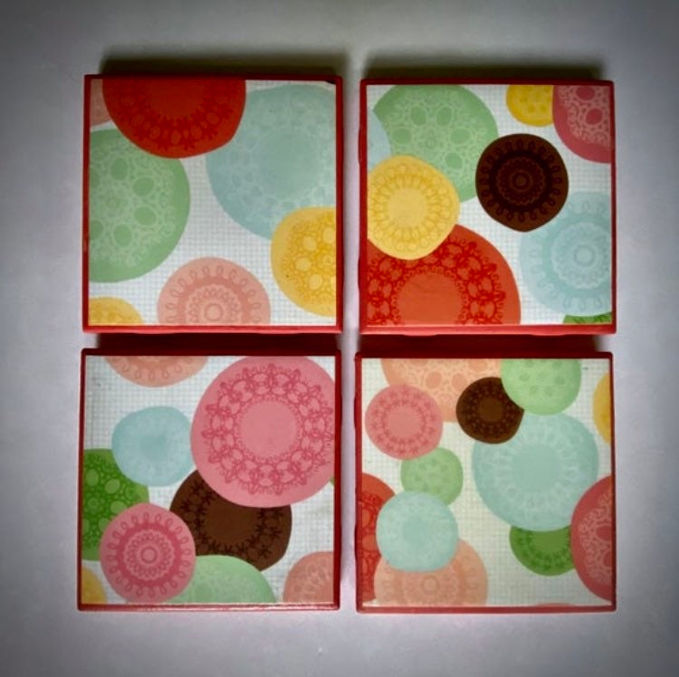 Coasters Coaster Set Decoupage Coasters Ceramic Coasters Etsy UK