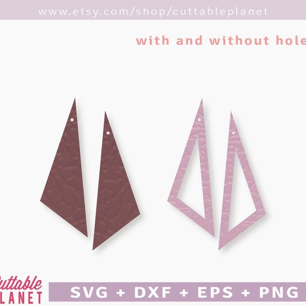 Triangle hanging template svg, dxf, eps, png, insant download