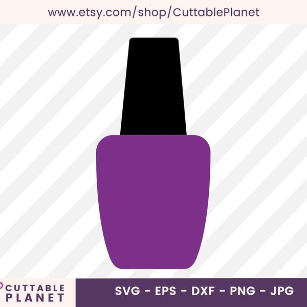 Nail polish svg, dxf, eps, png, jpg, nail polish instant download, nail polish clip art