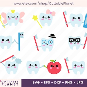 Zähne svg, dxf, eps, png,jpg, Zahn svg, fairy Zahn svg