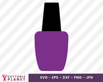Nail Polish Svg Etsy