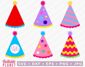 Download Birthday Hat Svg Etsy