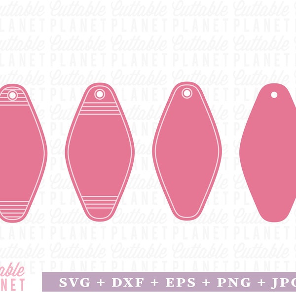 Motel keychain svg, dxf, eps, png, jpg, vintage motel keychain svg, motel keychain png, motel key chain svg, motel keychain cut file