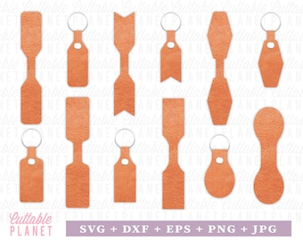 Key fob bundle svg, dxf, eps, png, jpg, keychain svg, keychain set, key fob png, key fob pattern