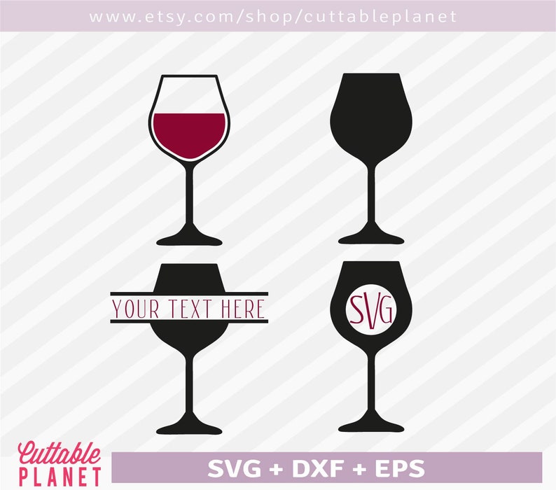 Download Wine glass svg dxf eps red wine glass wine glass monogram ...