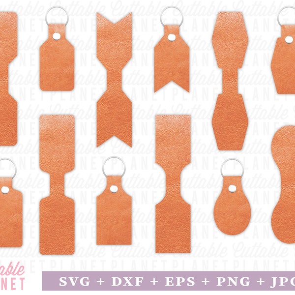 Keychain set svg, eps, dxf, png, jpg, classic keychain svg, keychain template svg, key fob svg, key fob png, key fog pattern svg