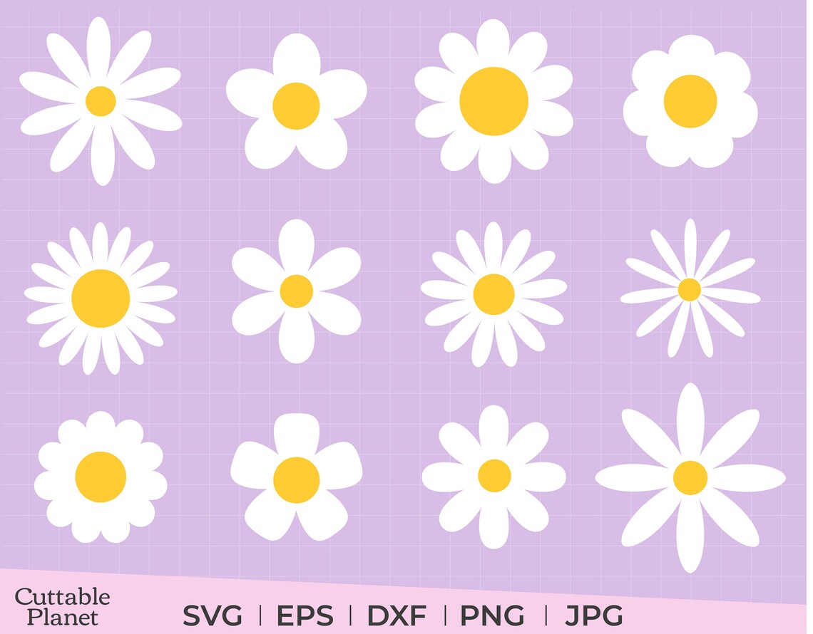Daisies Svg Daisy Svg Daisies Png Daisy Print Daisies - Etsy