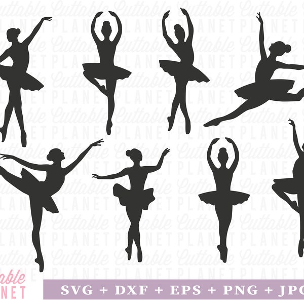 Ballerina svg bundle, ballerina svg, dxf, eps, png, jpg, ballerina dxf, ballerina art, ballerina clipart, ballet svg, dancer svg,