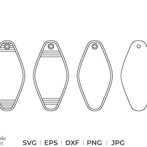Motel sleutelhanger overzicht sjabloon SVG, DXF, EPS, PNG, jpg, motel sleutelhanger SVG, motel sleutelhanger sjabloon, motel sleutelhanger illustraties, retro motel