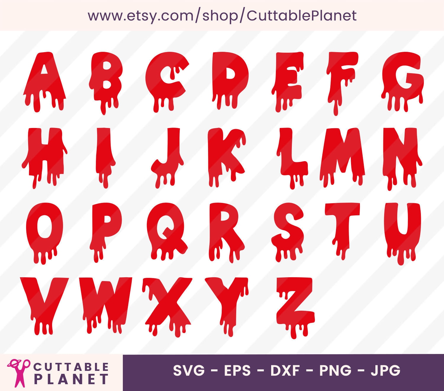 How To Draw Melting Letters