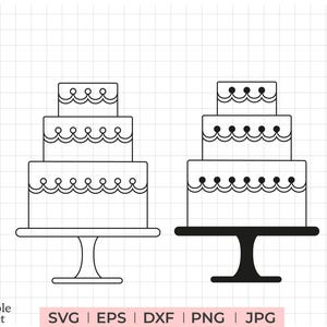Hochzeitstorte svg, dxf, eps, png, jpg, Hochzeitstorte svg, Kuchen svg, jpg, Hochzeitstorte svg, Kuchen png, Laser svg, Kuchen dxf