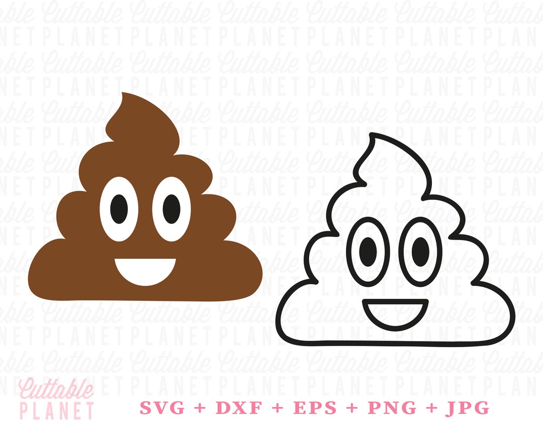 Poop Emoji Svg Cricut Cut File Poop Svg Bundle Poop Clip Etsy Finland ...