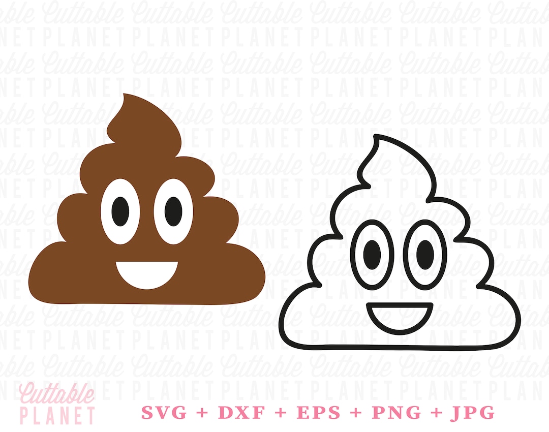 Poop Emoji Svg Cricut Cut File Poop Svg Bundle Poop Clip Etsy Finland ...