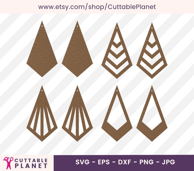 Boucles D'oreilles Diamant Taille Baguette - Or Blanc, Diamants Naturels Couleur H