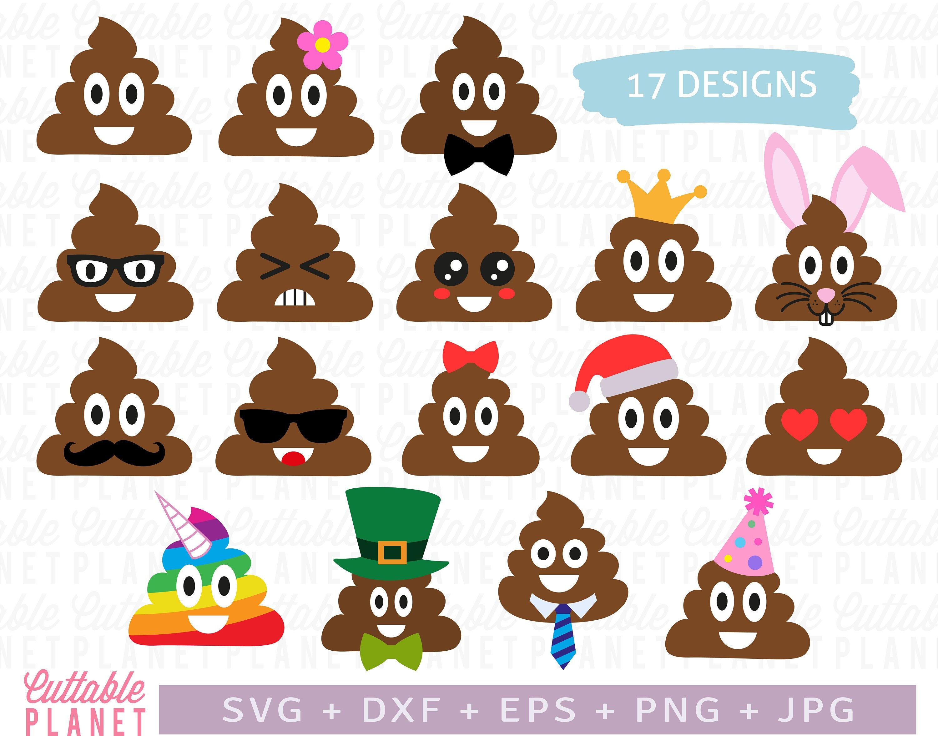 Poop Emoji svg Poop Emoji ClipArt svg Poop Emoji png Poop - Etsy Schweiz