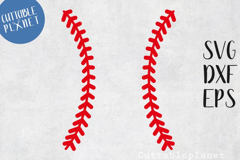 Download Baseball seams svg dxf eps baseball stitches svg instant ...