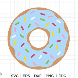 Donut Svg, Dxf, Eps, Png, Jpg, Donut Png, Donut Stencil