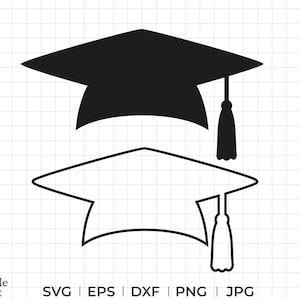 Abschlussmütze SVG, Abschlussmütze SVG, Abschlussmütze png, Abschlussmütze-Symbol, Abschluss 2024, Abschluss-Topper, Abschlussmütze-Umriss