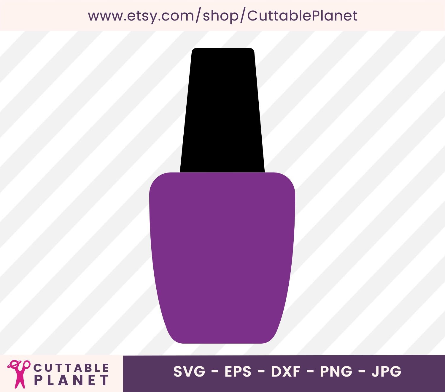 Nail polish svg dxf eps png jpg nail polish instant | Etsy