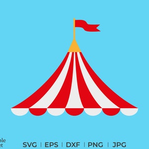 Circustent SVG, circustent PNG, circustent clip art PNG, circustent tekening, circustent vector, vintage circustent PNG, circus SVG