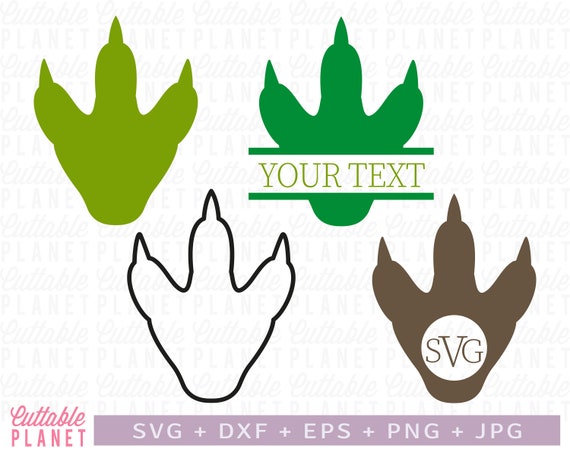 Huella de dinosaurio svg dxf eps Pata de dinosaurio huella - Etsy México Huella de dinosaurio svg dxf eps Pata de dinosaurio huella - Etsy México