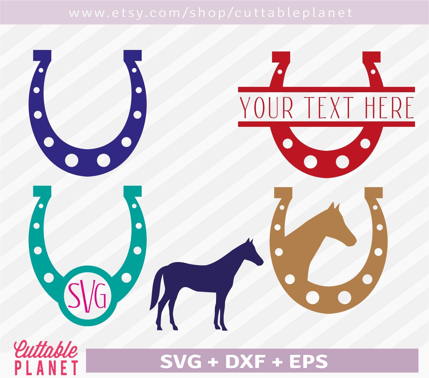 Download Horseshoe Svg Horse Svg Monogram Horseshoe Svg Horseshoe Etsy