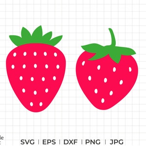 Archivos svg de fresa, dxf, eps, png de fresa, svg de fruta, svg de fresa png, láser svg de fresa, imágenes de svg de fresa, fresa linda