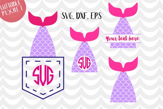 Download Free Bundle Mermaid Tail Svg Dxf Eps Mermaid Tail Pocket Svg Etsy SVG Cut Files
