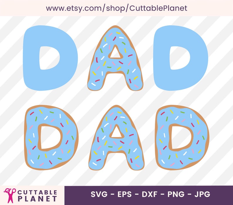 Download Donut dad svg dxf eps png jpg donut blue svg donut dad | Etsy