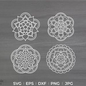 Mandala lasergesneden, mandala svg-bestanden, mandala cricut, mandala png instant download, mandala clipart, mandala dxf, mandala gesneden bestanden