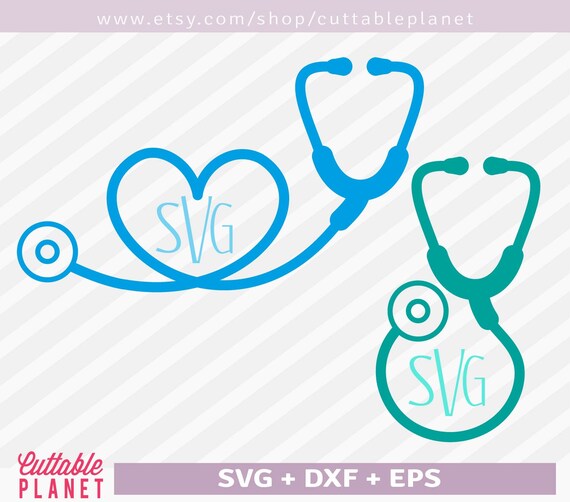 Download Stethoscope Svg Stethoscope Monogram Svg Stethoscope Etsy