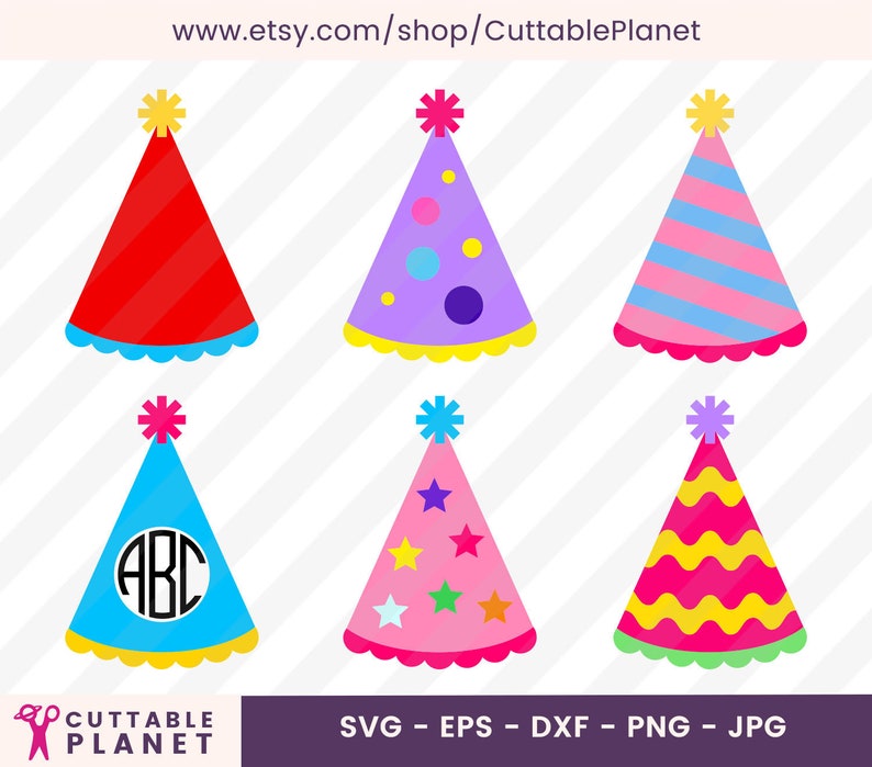 Download Birthday hats svg dxf eps png jpg birthday hats clip art ...