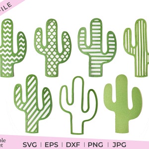 Cactus svg, dxf, eps, png, jpg, chevron cactus svg